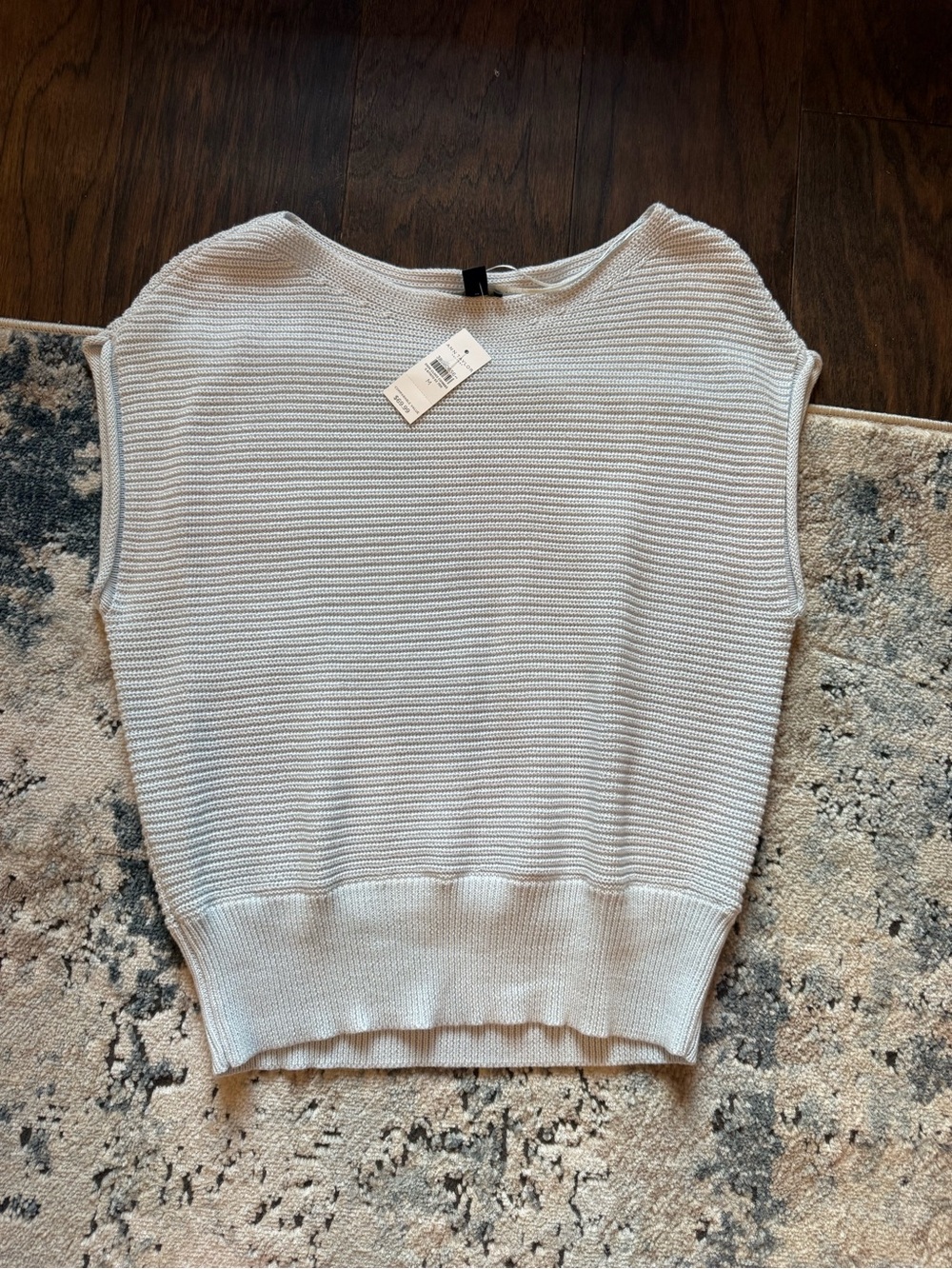 Ann Taylor Light Blue Knit Tank Top